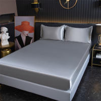 Bonenjoy-sábana bajera para cama tamaño Queen/King, Protector de colchón liso para el hogar, Sábana elástica de lino de Color sólido (sin funda de almohada) - details 5