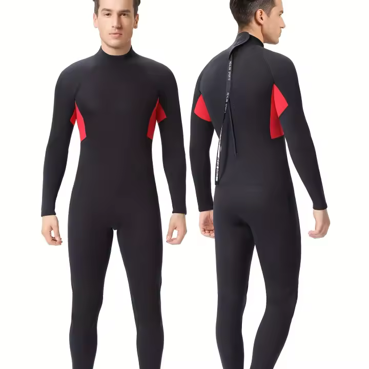 Buceo profesional para hombre, caucho de cloropreno de 2 mm, cálido, cremallera trasera, muy adecuado - 1