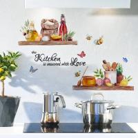 Pegatina de Pared de Cocina de Mariposas y Abejas Decoración Ligera y Elegante para el Hogar - details 5