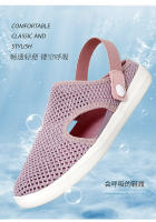 Novedad de verano, sandalias de malla para exteriores con parte inferior plana, antideslizantes, huecas, boca poco profunda, corte bajo, suela suave, transpirables y - details 5