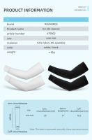Mangas de Bicicleta de Seda de Hielo ROCKBROS Protección UV de Brazo Deportivo para Ciclismo de Verano Transpirable Para MTB y Bicicletas de Carretera - details 1