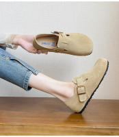 Zapatos todo incluido con plataforma de cuero, nueva versión coreana de versátiles zapatos individuales con aumento de altura interior de un pedal - details 7
