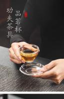 Vaso pequeño resistente al calor para uso doméstico, juego de Kung Fu engrosado, taza de degustación de té de flores - details 1