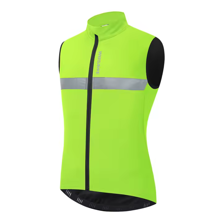 WOSAWE-Chaleco térmico de invierno para Ciclismo, chaqueta polar a prueba de viento, Jersey de Ciclismo, equipo profesional - 1
