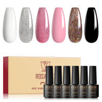 ROSALIND-Kit de esmalte de Gel para uñas, semipermanente UV Led, serie rosa, 7ml - details 57