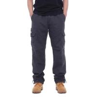 Pantalones cargo para hombre 100% algodón, cintura elástica, múltiples bolsillos, listos para aventuras al aire libre. - details 1