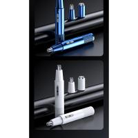 Cortadora de pelo eléctrica para nariz, afeitado multicinético recargable, dos en uno, Unisex, totalmente automática, lavable - details 18
