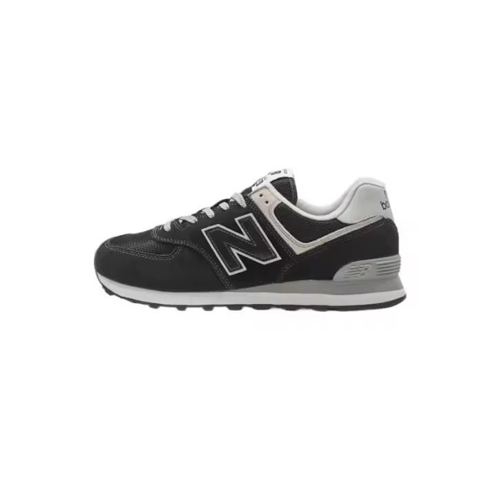 Zapatillas oficiales Leten NB 574 negro oscuro/azul blanco para hombre y mujer - 1