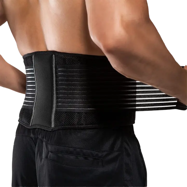 Cinturón de soporte Lumbar transpirable para ciática, hernia de disco, escoliosis, alivio del dolor de espalda, levantamiento pesado - 1
