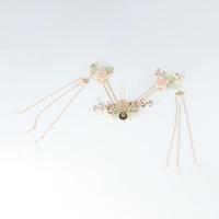 Accesorios para el cabello de boda HANFU mariposa libélula china horquilla pinzas para el cabello tocados con borlas - details 1
