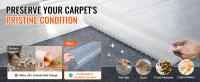 SucceBuy Protector de alfombras para mascotas, alfombrilla de PVC a prueba de arañazos de 15" x 4', protector antideslizante contra arañazos para gatos, tapón de plástico de fácil corte - details 1