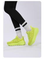 Zapatillas de running de alta elasticidad con absorción de impactos para hombre, zapatillas casuales para parejas de aeróbicos, zapatillas modernas y versátiles. - details 2