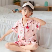 Conjuntos de pijamas de verano para niñas de manga corta para estar en casa - details 4