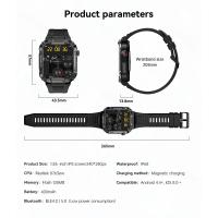 MK66 Smartwatch Reloj para hombre anticaída para exteriores Rastreador de ejercicios IP68 Impermeable Llamada Bluetooth Batería grande Reproducción de música Reloj inteligente deportivo - details 10