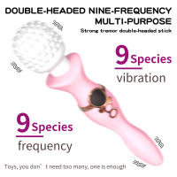 Consolador vibrador potente para mujer, varita mágica AV, punto G, orgasmo, masturbador, estimulación de doble cabeza, nuevo - details 1