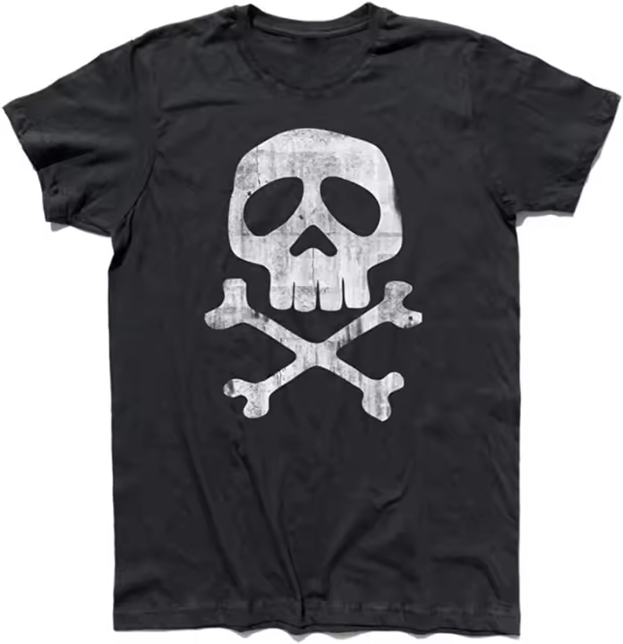 Camiseta para hombre, Capitán Harlock, Calavera, Arcadia, Jolly Roger - 1