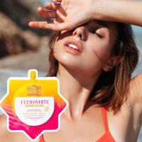 Protector solar blanqueador portátil SPF50 PA+++ Protección solar para rostro y cuerpo Crema UV iluminadora Apto para viajes 50 g - details 2