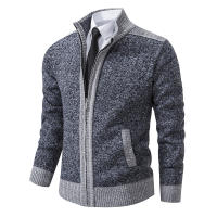 Otoño Invierno hombres comodidad cuello alto abrigo Casual moda al aire libre polar suéter grueso nuevo sólido comodidad mantener caliente Tops - details 4