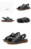 Sandalias de Verano para Hombres Zapatos de Playa de Cuero Genuino Suela de Cuero Suave - details 12