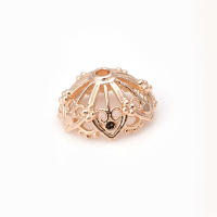 Tapas de Abalorios de Brasso Dorado 18K de Alta Calidad Accesorios de Joyería DIY para Collares y Pendientes - details 14
