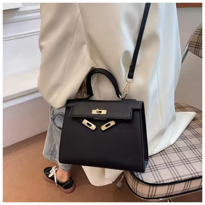 2025 Nuevo Bolsos de Mujer, Bolsos Tote, Moda Señoras Bolsos de Hombro, Bolsos Crossbody, Negro, Blanco - 1