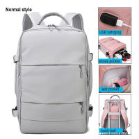 Bolsa de gimnasio USB de 17 pulgadas para mujer, mochila seca y húmeda, mochila de nailon para mujer, bolso de hombro para estudiante, mochila escolar para computadora portátil - details 2