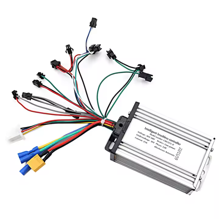 Controlador inteligente sin escobillas para patinete eléctrico, controlador Universal de 36V-60V, 25A, 36V, 48V, 52V y 60V - 1