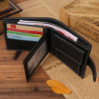 Carteras para hombre, Cartera de cuero con bloqueo RFID para hombre con bolsillo para monedas, 2 compartimentos para billetes, 4 ranuras para tarjetas de crédito - details 2