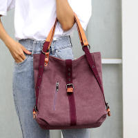 Bolso multifuncional de lona con hebilla, bolso de moda para mujer - details 2