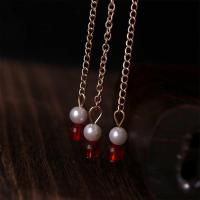 Tocados de novia de aleación, accesorios para el cabello de vestido de novia de colores claros de plástico, nuevo adorno colgante de estilo chino - details 9