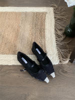 Zapatos de Noche de Estilo de Hadas de Alta Costura Francesa Tacón Grueso, Estampado de Leopardo, Cabezal de Metal, Para Mujeres Individuales - details 5