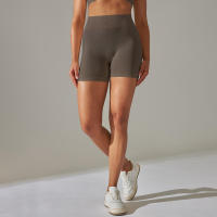 Hamidou-pantalones cortos de Yoga para mujer, mallas deportivas de cintura alta para gimnasio, correr, ciclismo, Verano - details 30