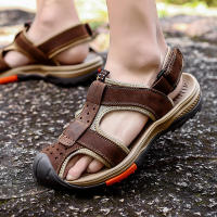 Novedad de verano para hombre, sandalias huecas transpirables, deportes al aire libre y ocio, zapatos de playa grandes antideslizantes - details 19