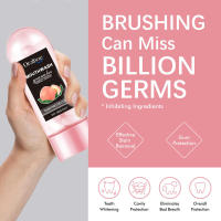 Dientes con sabor a melocotón, aliento fresco y duradero, enjuague bucal portátil para limpiar las encías - details 5