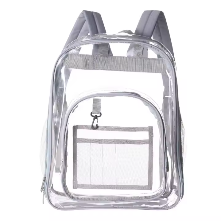 Mochila impermeable para hombre y mujer, Bolsa Escolar de viaje portátil, informal, transparente, a la moda, Unisex - 1