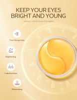 Máscara de ojos de caracol dorada, hidrata y nutre la piel del contorno de los ojos en profundidad. Reducir las ojeras,50 Piezas - details 2