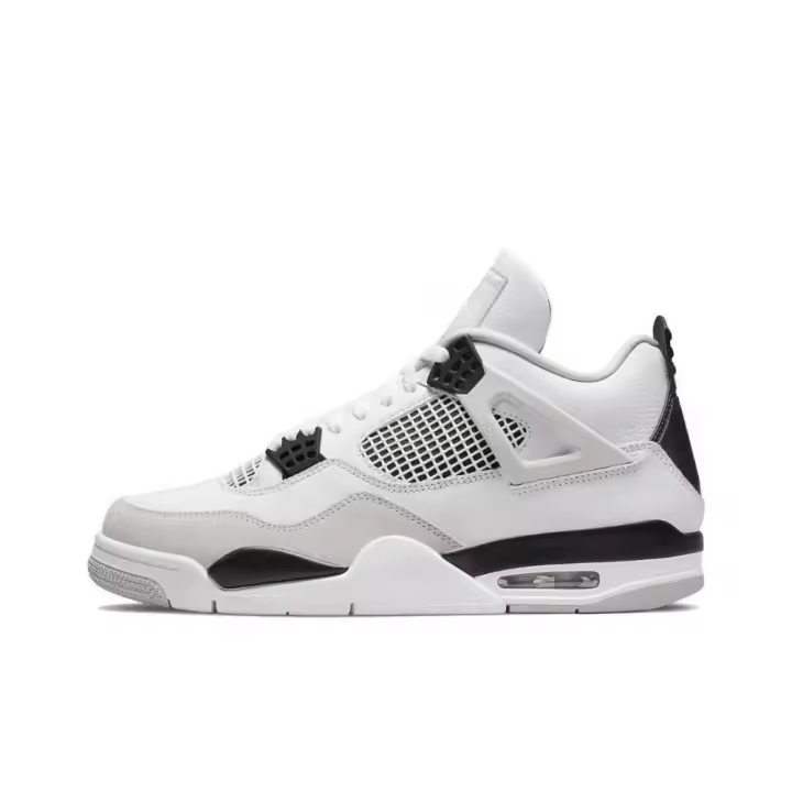 Zapatillas de Baloncesto Retro 4 4s Zapatillas de Correr al Aire Libre Casuales para Hombres y Mujeres Forro de Seda Resistente a la Desgastación Zapatillas de Cuero Sintético - 1