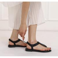 Sandalias Mezzanine para Mujer 2025 Nuevo Estilo Retro Romano con Combinación de Colores Simple - details 4