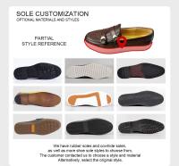 Otoño nuevas de cuero antideslizantes zapatos sociales, moda versátil de estilista británico, zapatos formales de boda Oxford para hombres - details 2