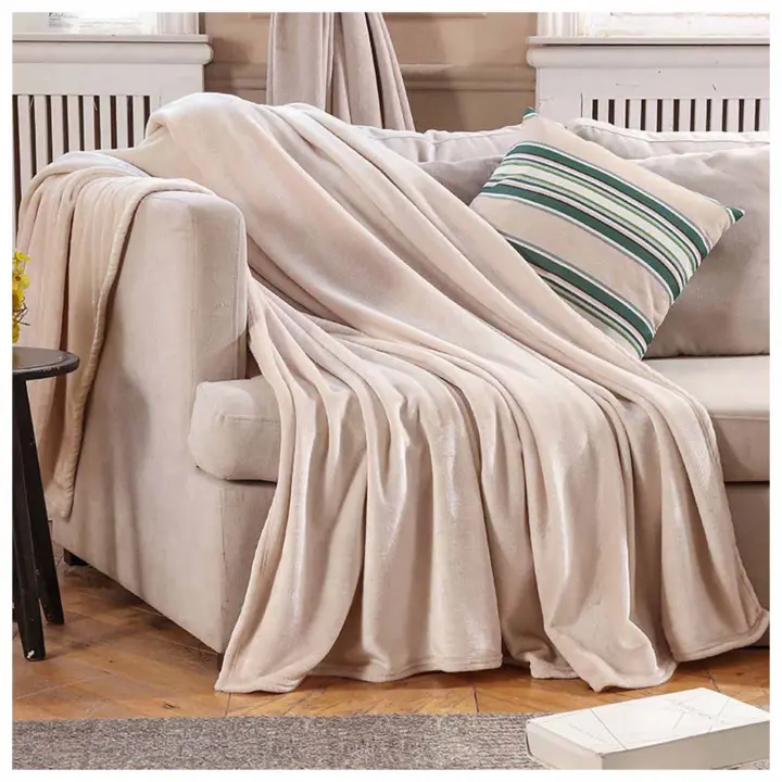 Manta de Microfiber Selimut Suave y Cálida para Descuento Manta Individual de Tamaño Queen Bulu Lembut Gebu Baldu Normales Productos de Dangerous Goods - 1
