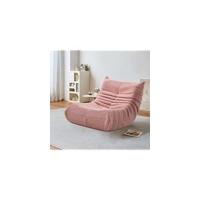 Puf sofá de Suelo, Silla de Suelo con Respaldo, Sofá Gigante Togo sin reposabrazos, sillón reclinable XXL, sillón de Lectura, Sofá Perezoso de Lana de Cordero para salón, Dormitorio, Oficina - details 11