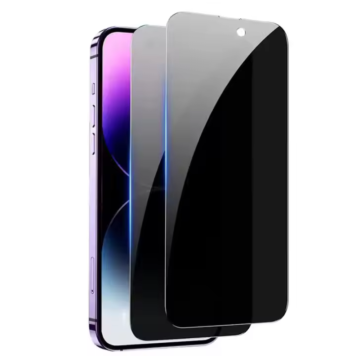 Protector de Pantalla de Privacidad para iPhone 14 PRO MAX 2PCS Vidrio Templado Anti-Spy para iPhone 13 12 11 XS Max XR 7 8 Plus SE 2022 Hecho en China - 1