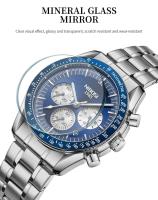 Reloj de Analógico de Acero Inoxidable NIBOSI para Hombres Cronómetro de Lujo Premium con Cara Grande Resistente al Agua Fecha y Hora - details 7