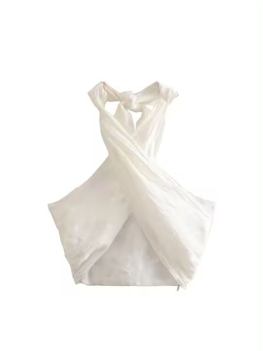 - Camisola sin espalda para mujer, top sin mangas con hombros descubiertos, ropa de calle informal de moda, verano, 2023 - 1