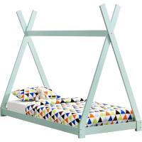 Cama para niños pequeños Cama Infantil 160 x 80cm Estructura Tipi de Madera Pino Color Pino Natural - details 35