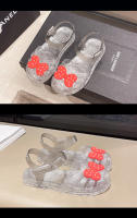 Zapatos de gelatina de cristal para niñas a la moda, zapatos de princesa coreana, sandalias Baotou para niñas - details 38