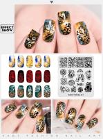 Plantillas de Arte de Uñas KADS para Salones de Belleza Herramientas de Manicura con Diseños de Flores Hojas Oceanos Animales - details 25