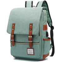 Mochila escolar adolescentes para portátil con puerto de carga USB, elegante mochila de viaje resistente al agua - details 0