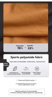 Conjunto de Deportiva Sin Costuras Ouwu Chaleco Deportivo y Shorts de Yoga para Mujeres - details 1