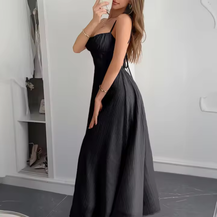 Vestido largo informal de vacaciones ajustado para mujer Primavera Verano - 1